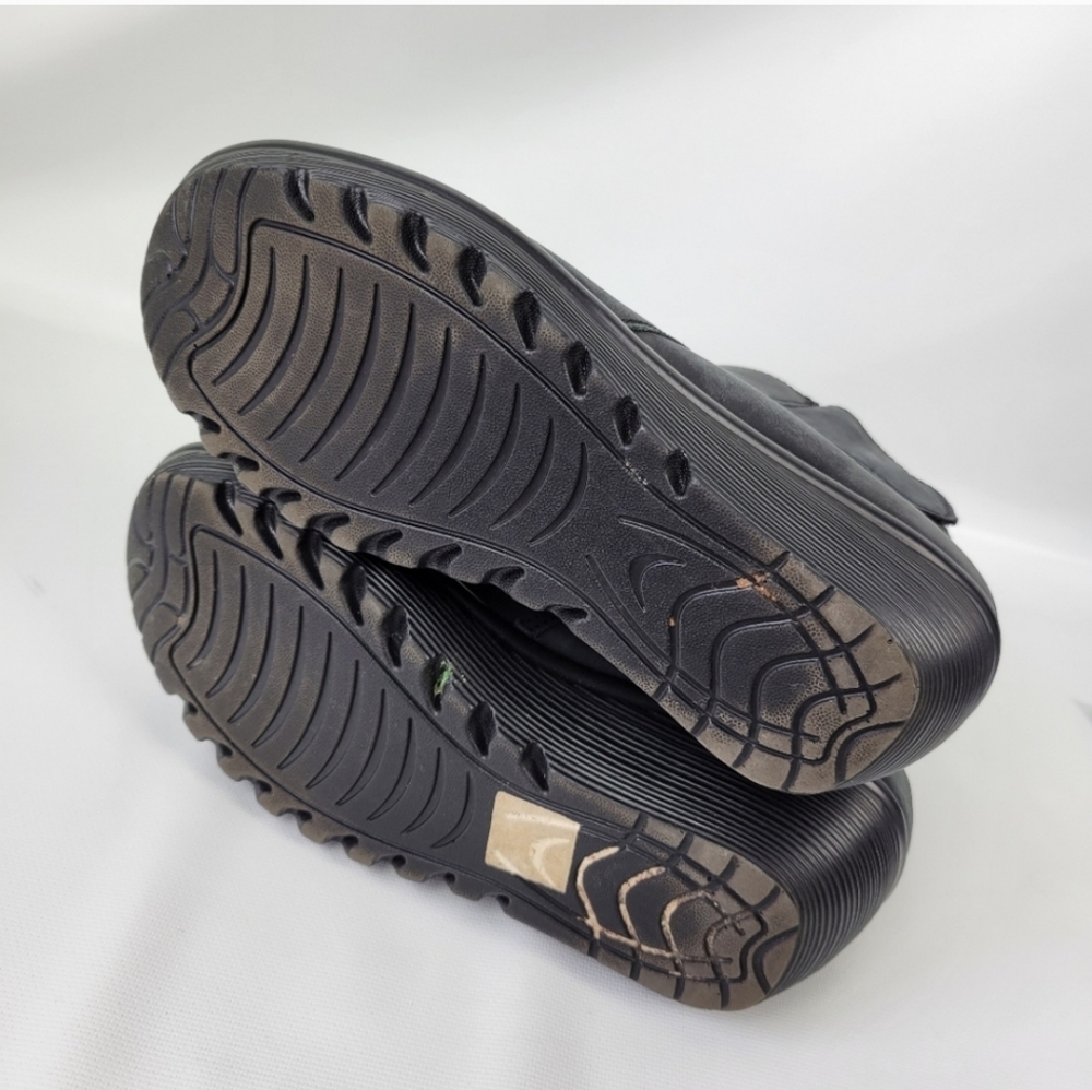 Skechers Leather Parallel Fastened Wedge Cooling Memory Foam Boots Sz 9 - Picture 8 of 11